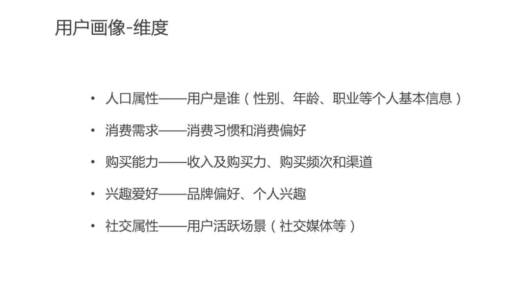 运营人必须了解的用户画像，超详细！