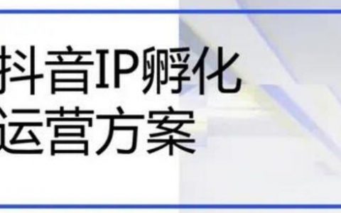 2023抖音IP孵化运营方案PDF：爆款内容奥妙