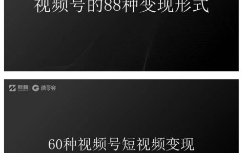 视频号88种商业变现方式全指南