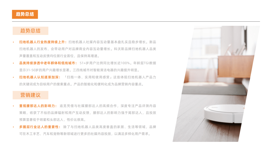 2023年扫地机器人热门品牌社媒营销洞察报告-果集行研