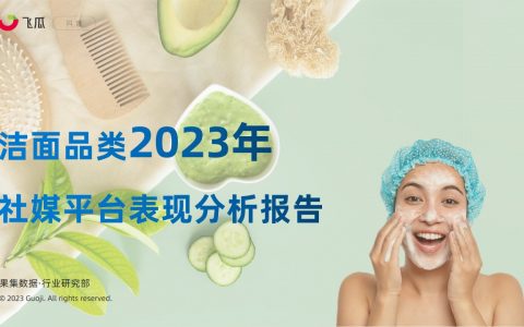 洁面品类2023年社媒平台表现分析报告