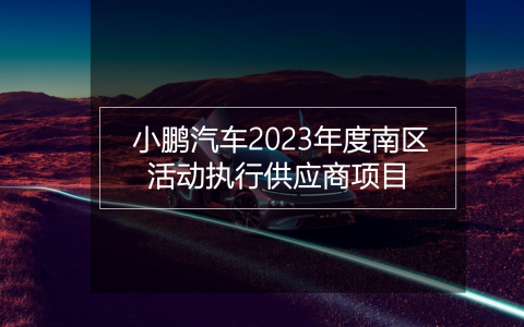 2023小鹏汽车年度南区活动执行方案（115P）