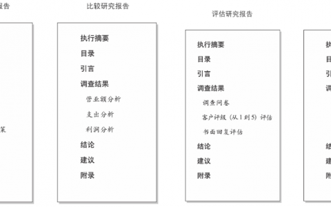 商业报告模型