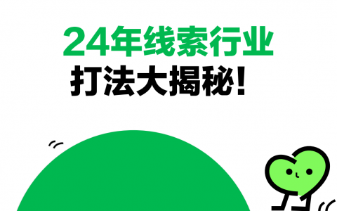 【课件】24年线索行业打法大揭秘！