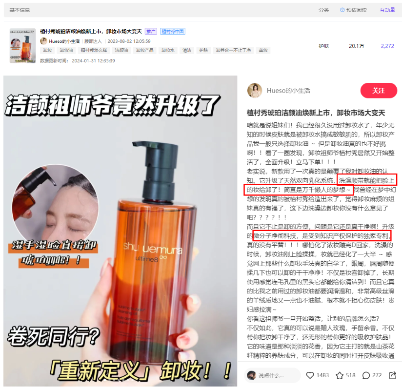 小红书用户数据观察,话题浏览量上亿级,新兴人群种草攻略!