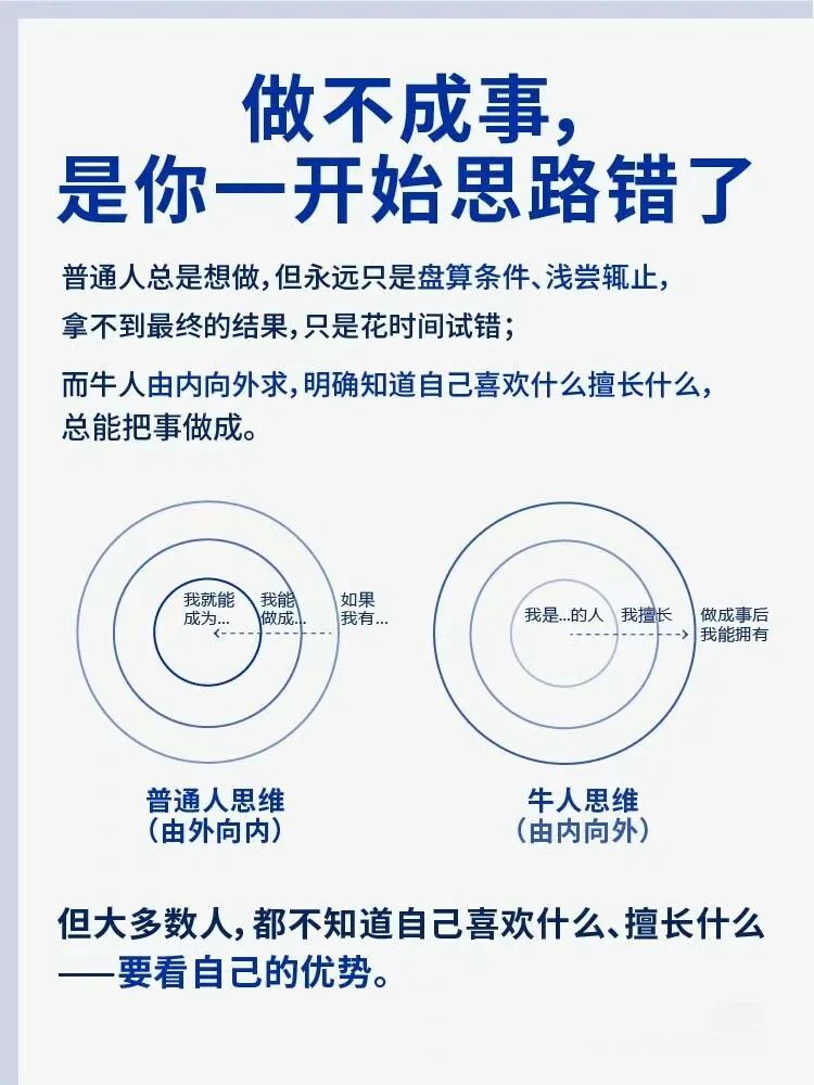 你做事的顺序可能反了