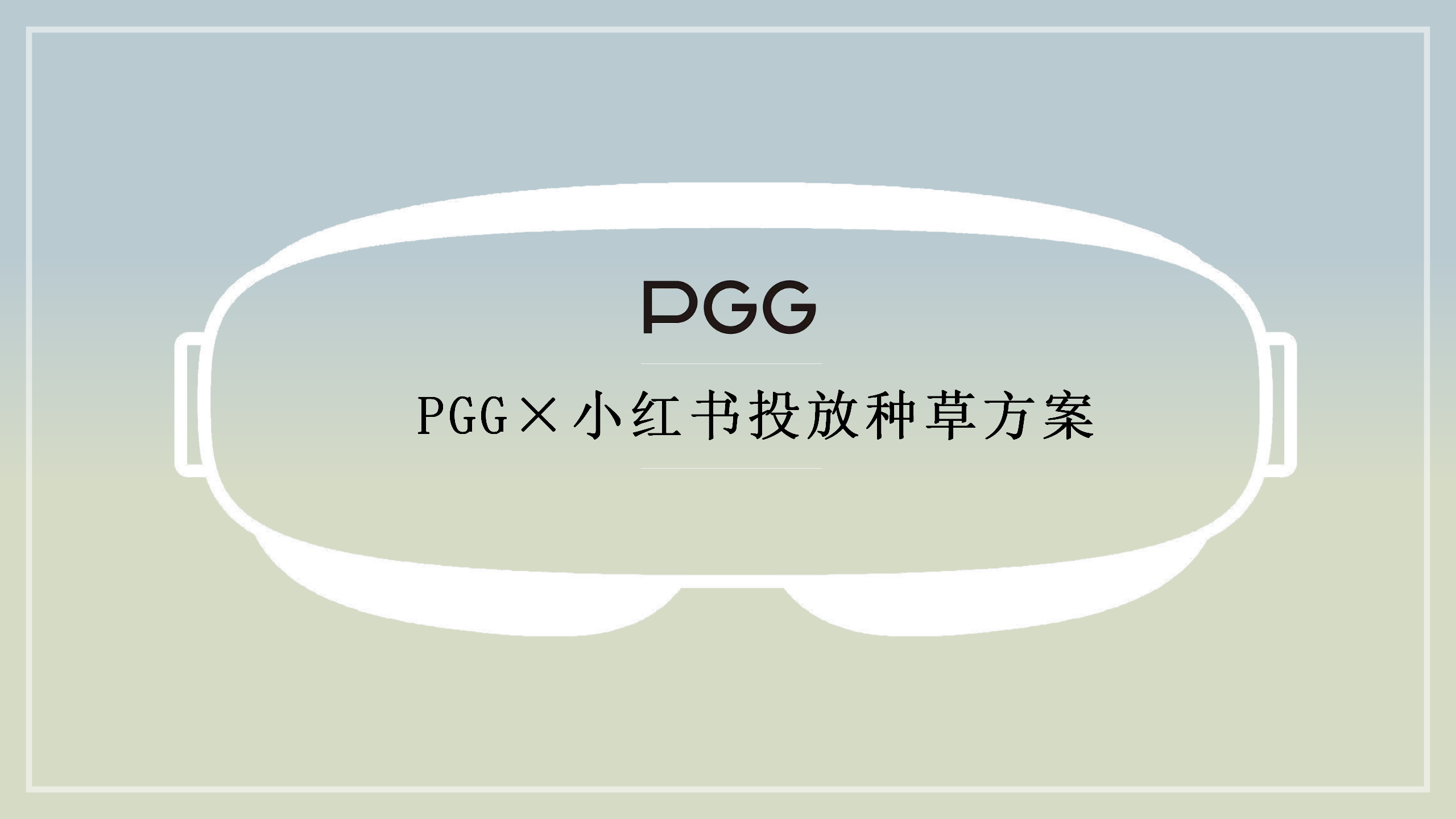 PGG小红书投放种草规划对外版本