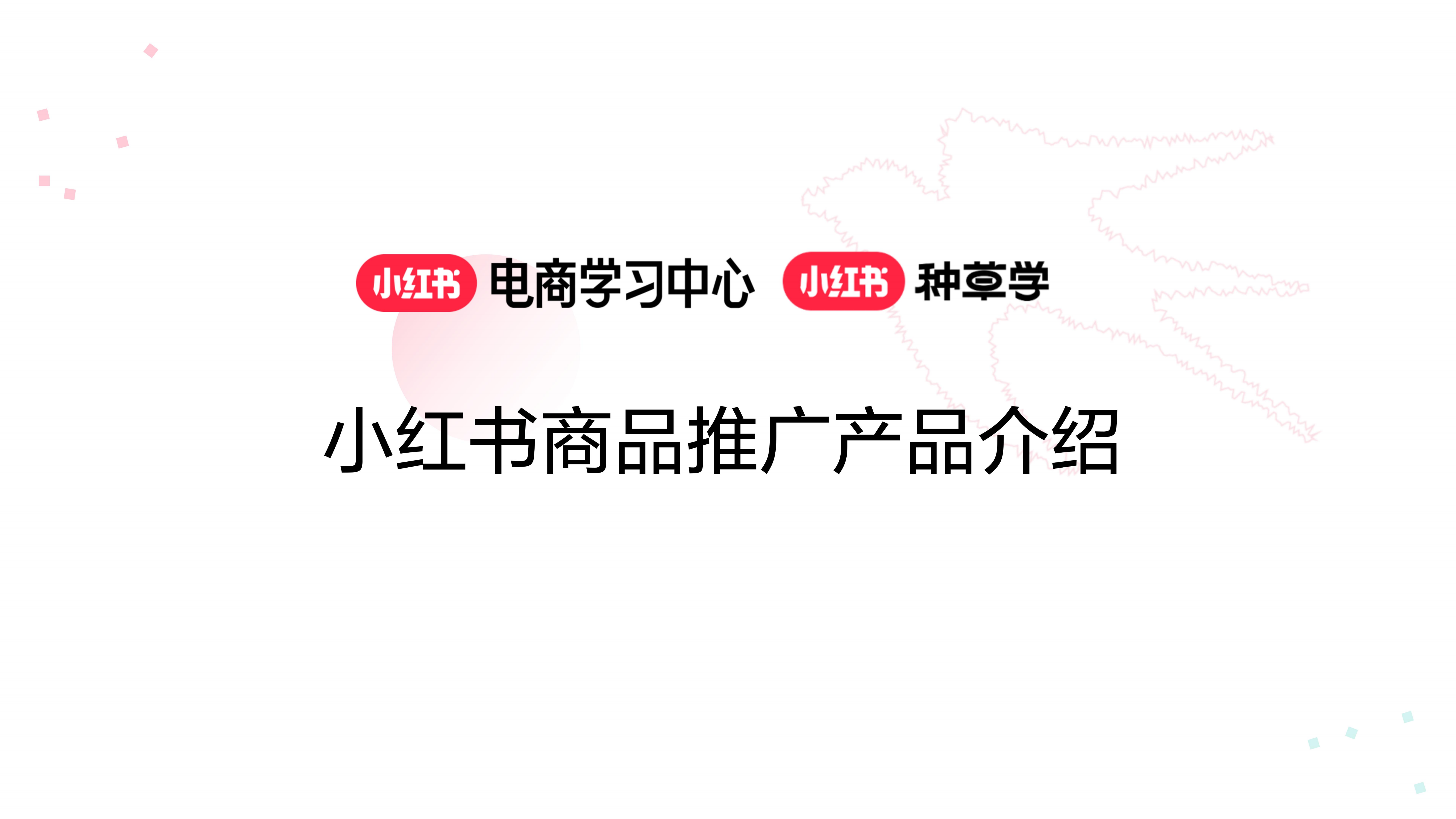 小红书商品推广产品介绍