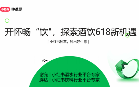 2024年「酒水饮料行业」 小红书618高质量增长攻略