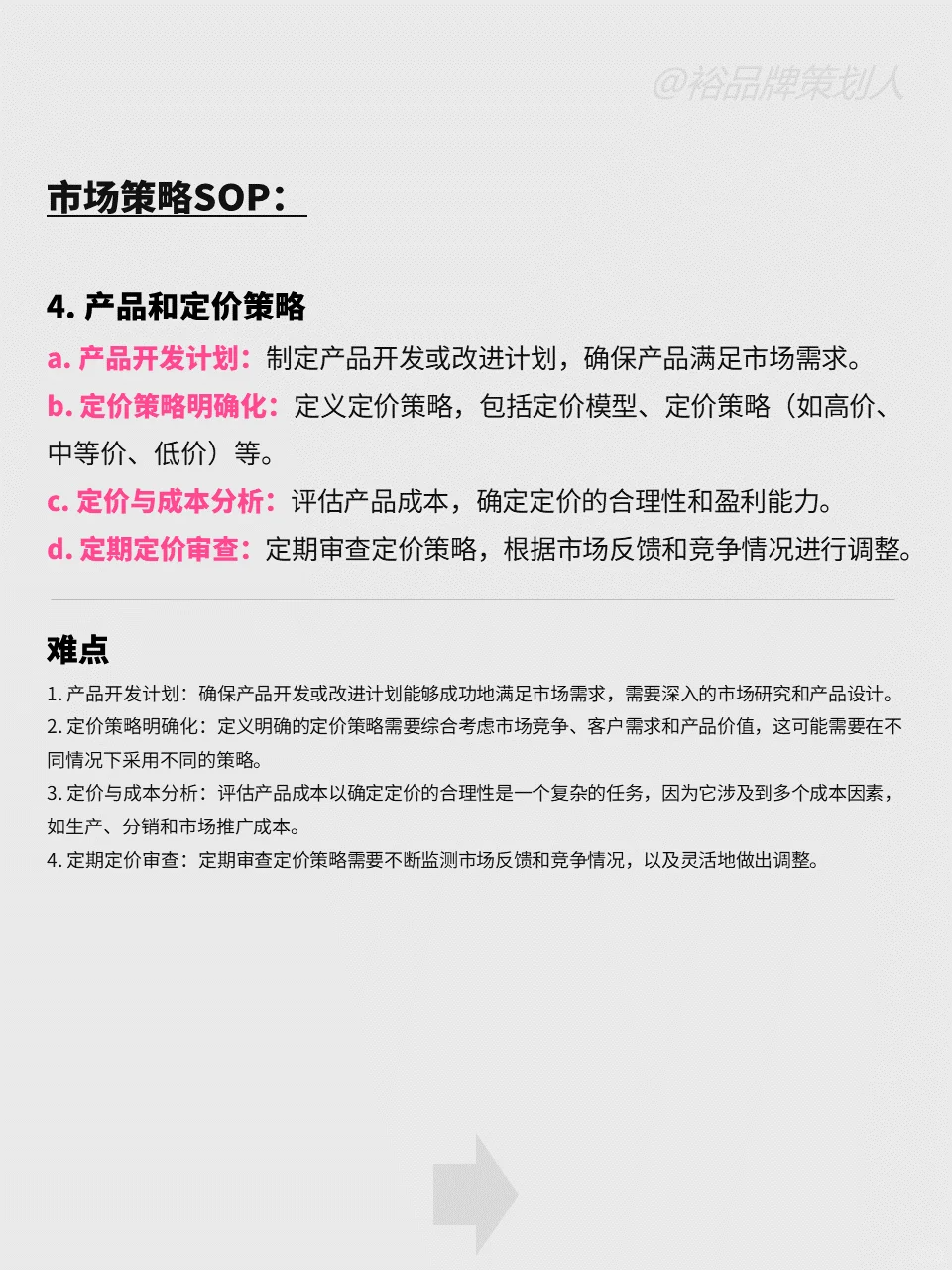 品牌全案SOP『市场策略+品牌策略+传播策略』