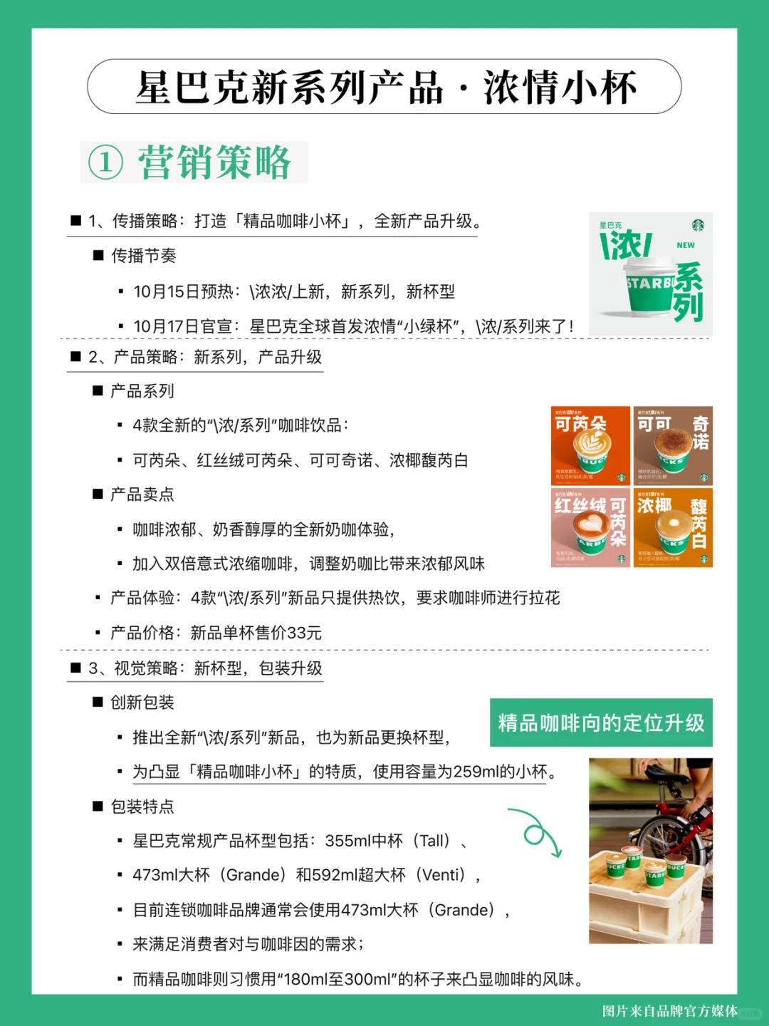星巴克浓情小杯营销策略分析