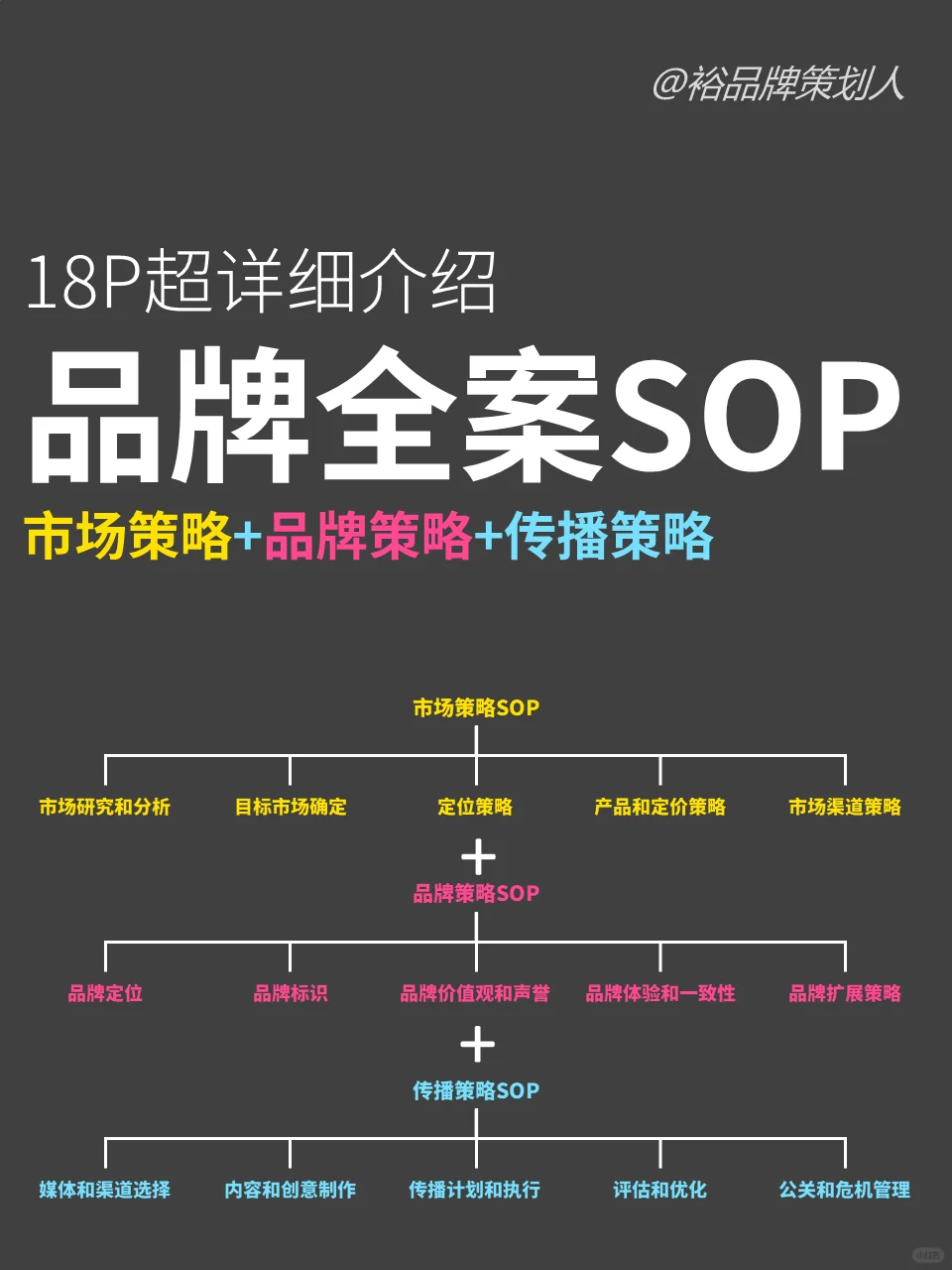品牌全案SOP『市场策略+品牌策略+传播策略』