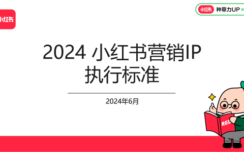 2024小红书营销IP执行标准