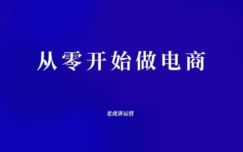 从零开始做电商