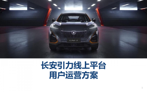 长安汽车用户运营方案