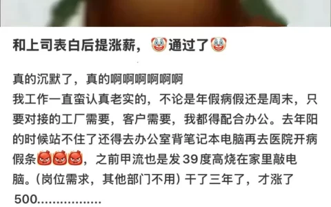 涨薪被拒，试试这个核武器！（慎用）
