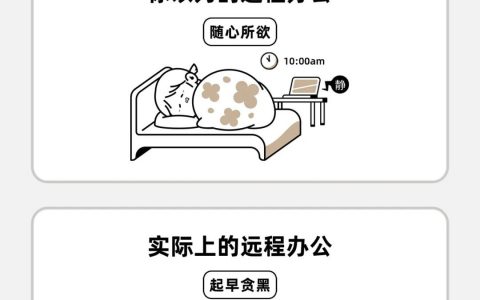 你以为的远程办公 VS 实际上的远程办公