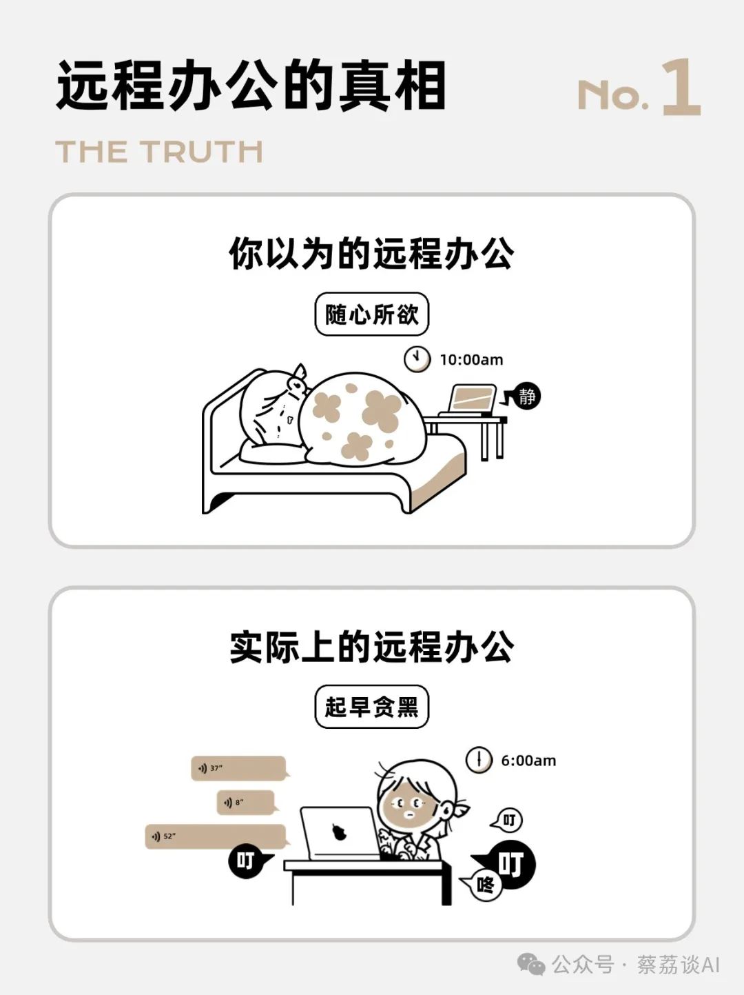 你以为的远程办公 VS 实际上的远程办公
