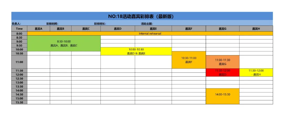 22张运营人常用表格（收藏备用）