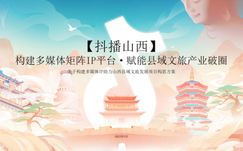 关于构建多媒体矩阵IP助力山西县域文旅发展项目构思方案