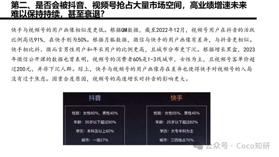 快手财务业务分析