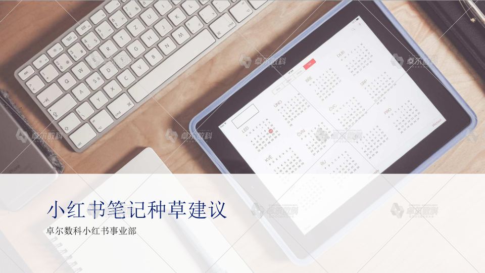 小红书笔记种草建议