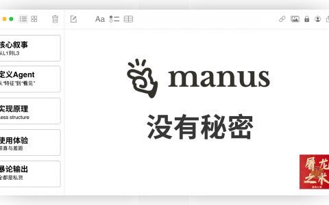 manus没有秘密，庄明浩70页PPT详解   <sup><font color=red>免费下载</font></sup>