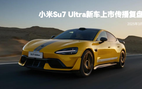 小米Su7 Ultra 新车上市传播复盘