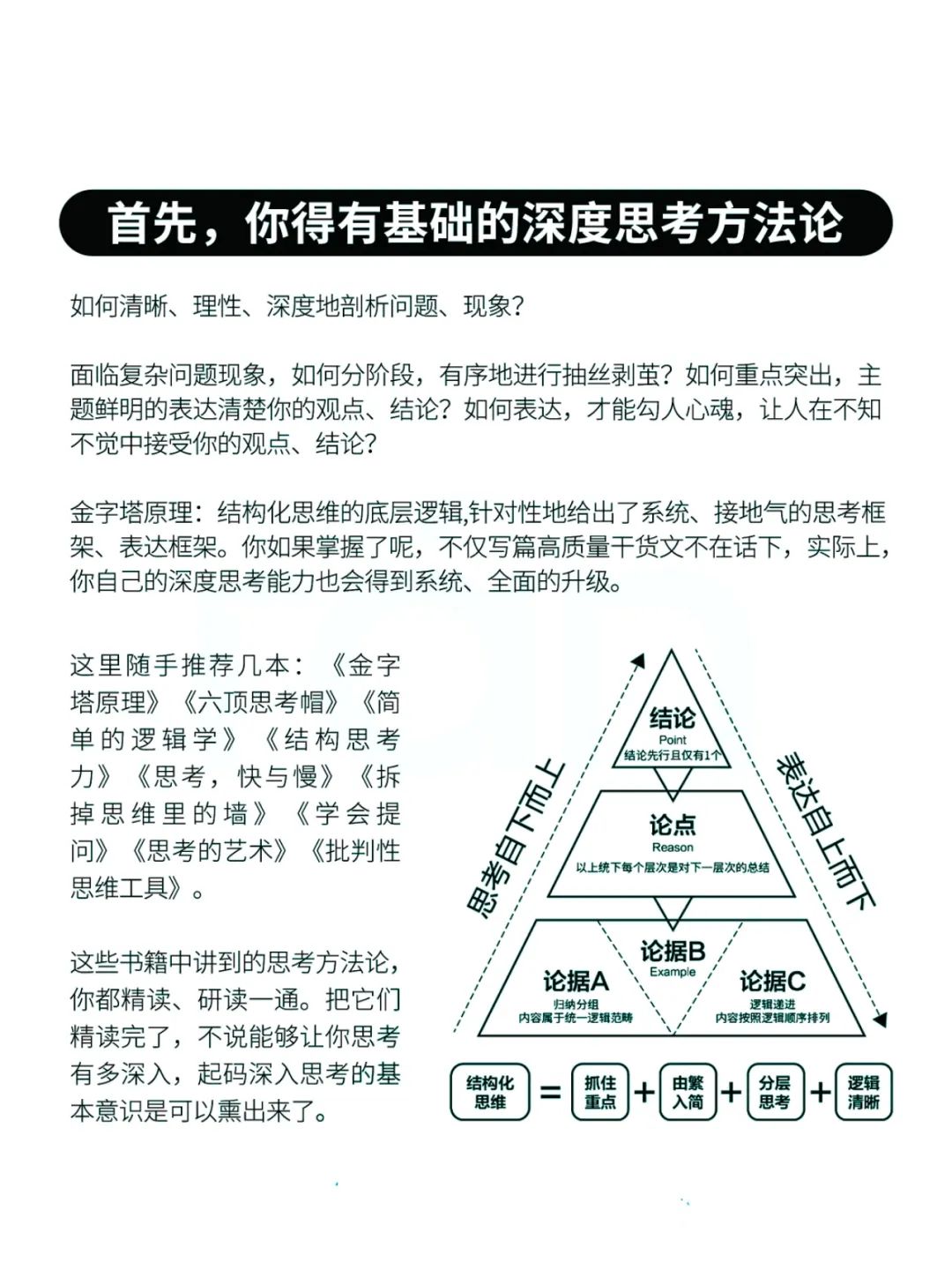 养成深入思考习惯，你可以这样做