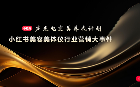 小红书美容美体仪行业营销大事件