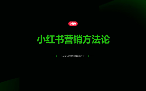 2025小红书营销方法论.ppt
