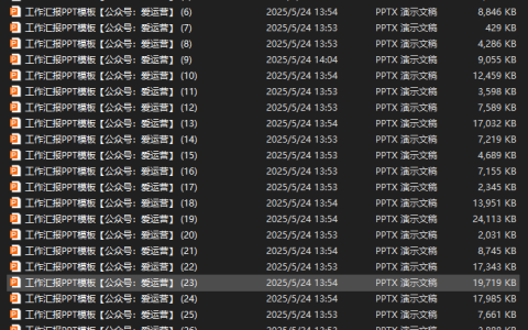 30套工作汇报PPT模版 <sup><font color=red>免费下载</font></sup>