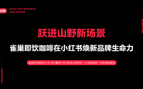 雀巢即饮咖啡X小红书AI传鉴国际广告奖报奖案例 <sup><font color=red>免费下载</font></sup>