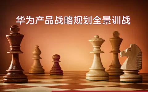华为产品战略规划全景训战