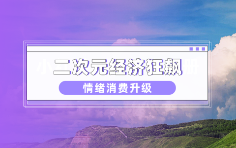 数据分析：二次元狂飙，小红书掀起情绪消费潮流