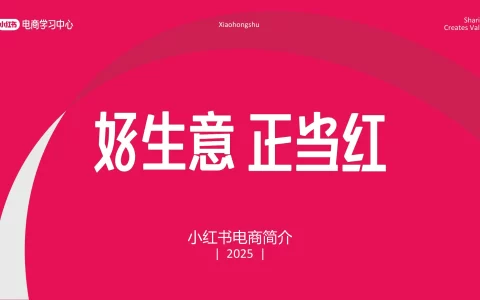 2025小红书电商简介 <sup><font color=red>免费下载</font></sup>