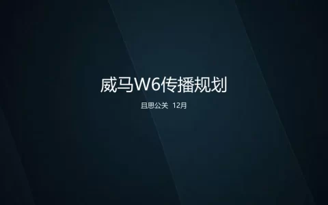 国产新能源汽车-威马品牌传播规划