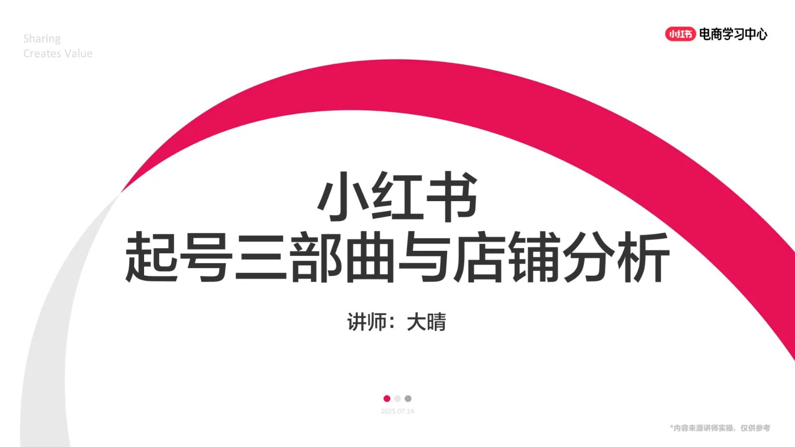 2025小红书起号三部曲与店铺分析