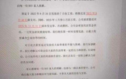 网传上市公司北信源推迟发薪