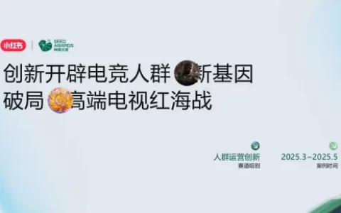 小红书种草「案例赏鉴」：创新开辟电竞人群新基因，海信破局高端电视红海战<sup><font color=red>免费下载</font></sup>