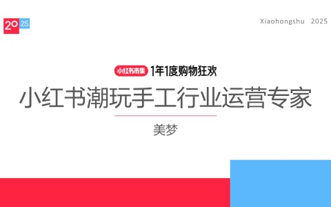 2025小红书电商双11-潮玩手工虚拟宠物行业运营指南