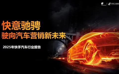 2025年快手汽车行业报告
