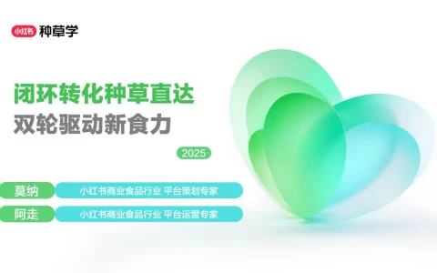 2025小红书双11-食品行业增长攻略