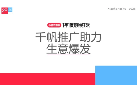2025小红书双11电商大促推广指南