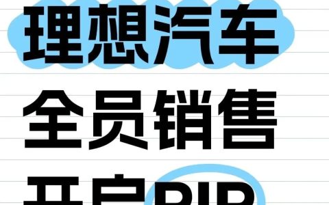 理想汽车重启pip制度